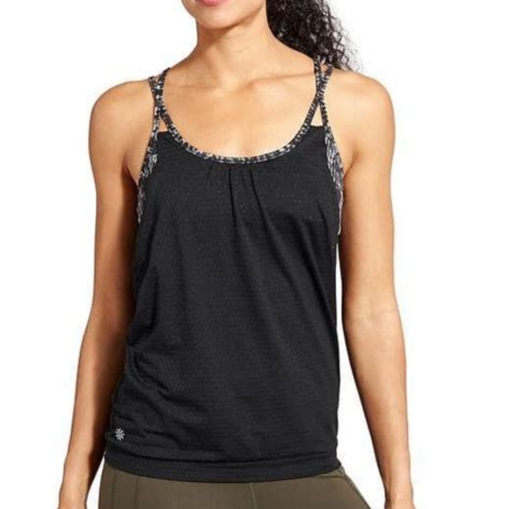 Athleta Cobra Invigorate 2-in-1 Support Tank Top-Medium